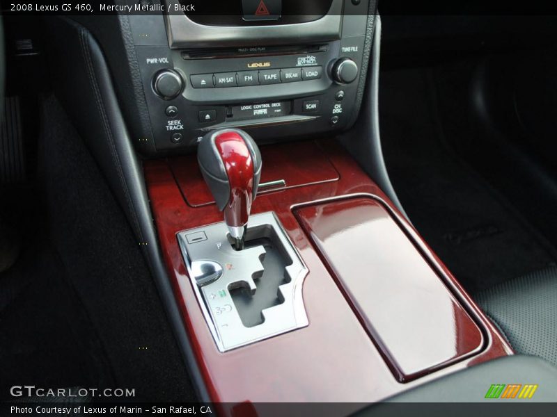 Mercury Metallic / Black 2008 Lexus GS 460
