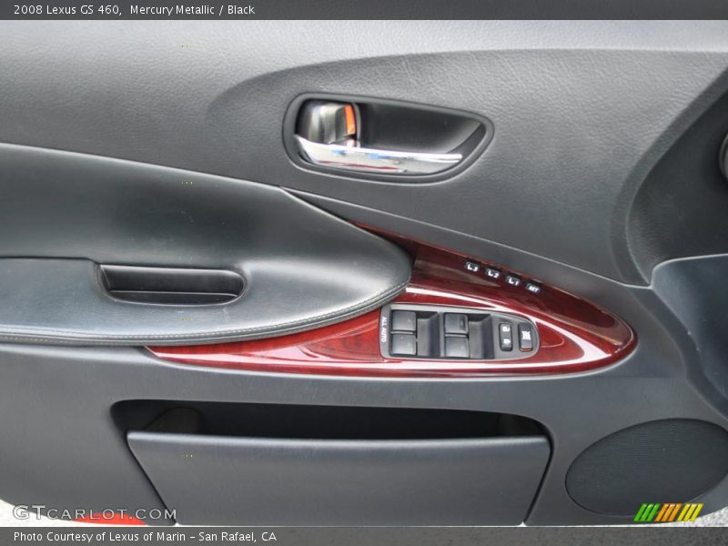 Mercury Metallic / Black 2008 Lexus GS 460