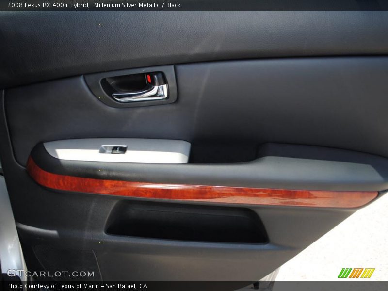 Millenium Silver Metallic / Black 2008 Lexus RX 400h Hybrid