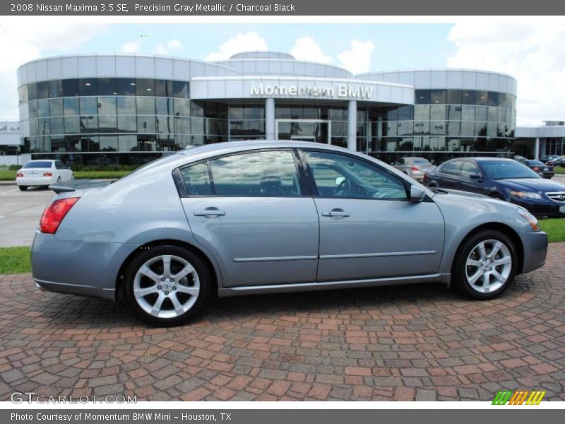 Precision Gray Metallic / Charcoal Black 2008 Nissan Maxima 3.5 SE