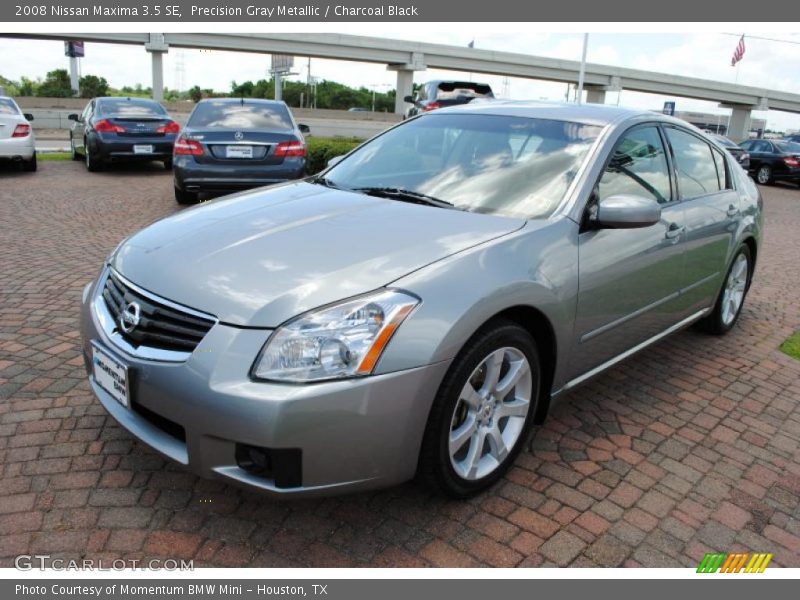 Precision Gray Metallic / Charcoal Black 2008 Nissan Maxima 3.5 SE