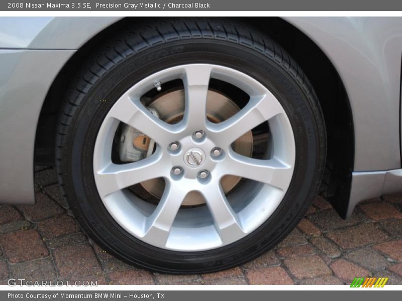 Precision Gray Metallic / Charcoal Black 2008 Nissan Maxima 3.5 SE