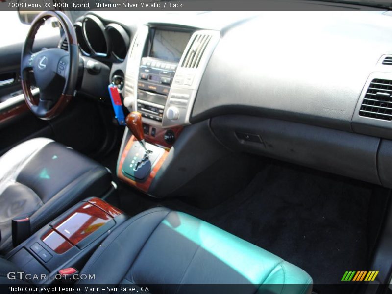 Millenium Silver Metallic / Black 2008 Lexus RX 400h Hybrid