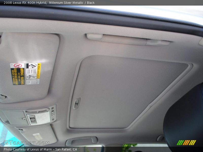 Millenium Silver Metallic / Black 2008 Lexus RX 400h Hybrid