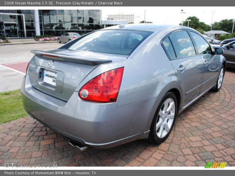 Precision Gray Metallic / Charcoal Black 2008 Nissan Maxima 3.5 SE
