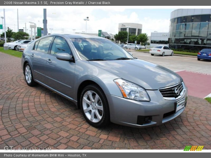 Precision Gray Metallic / Charcoal Black 2008 Nissan Maxima 3.5 SE