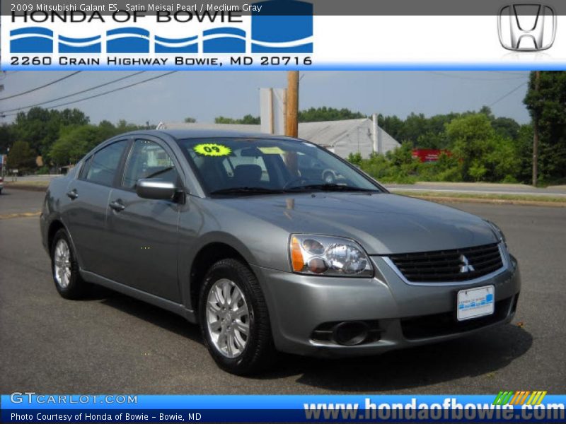 Satin Meisai Pearl / Medium Gray 2009 Mitsubishi Galant ES