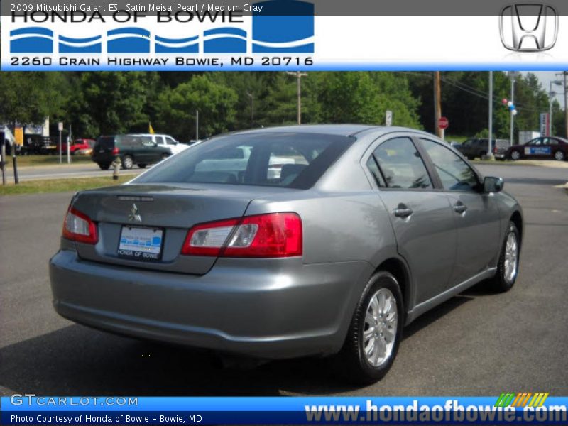 Satin Meisai Pearl / Medium Gray 2009 Mitsubishi Galant ES