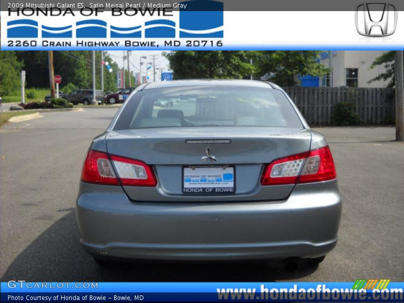 Satin Meisai Pearl / Medium Gray 2009 Mitsubishi Galant ES