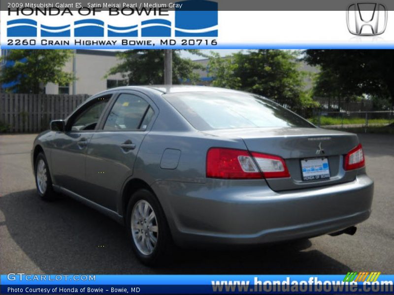 Satin Meisai Pearl / Medium Gray 2009 Mitsubishi Galant ES