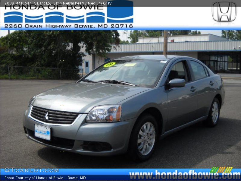 Satin Meisai Pearl / Medium Gray 2009 Mitsubishi Galant ES