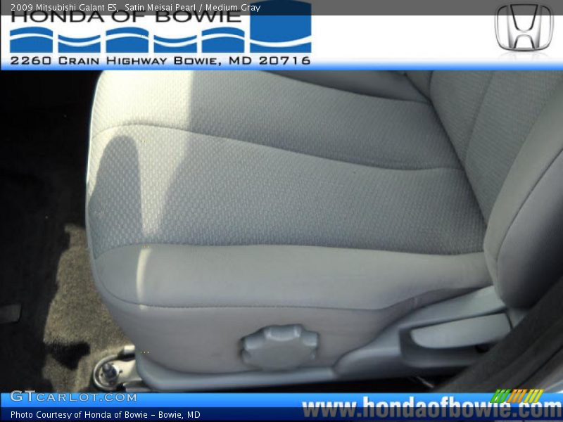 Satin Meisai Pearl / Medium Gray 2009 Mitsubishi Galant ES