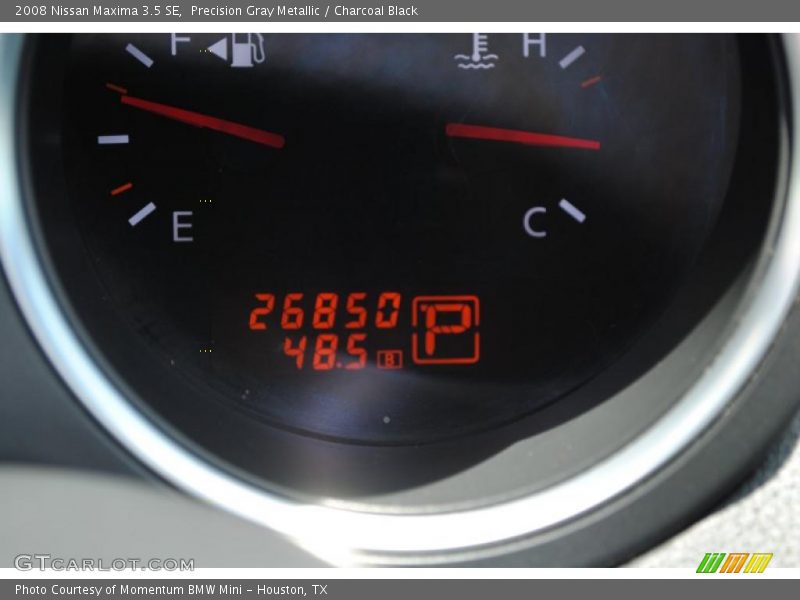 Precision Gray Metallic / Charcoal Black 2008 Nissan Maxima 3.5 SE