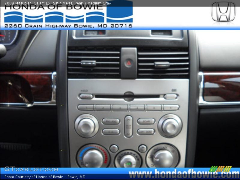 Satin Meisai Pearl / Medium Gray 2009 Mitsubishi Galant ES