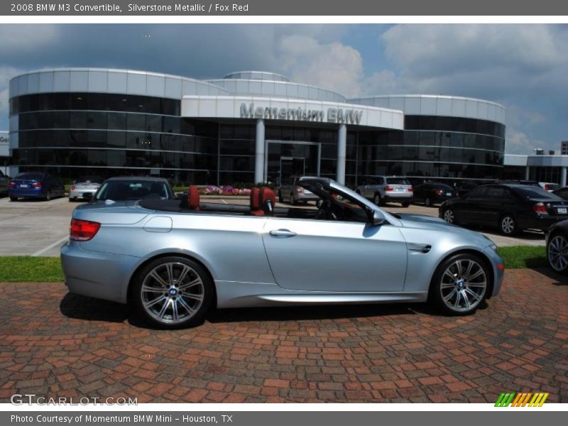 Silverstone Metallic / Fox Red 2008 BMW M3 Convertible