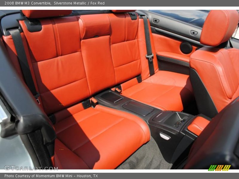Silverstone Metallic / Fox Red 2008 BMW M3 Convertible