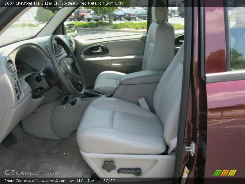 Bordeaux Red Metallic / Light Gray 2007 Chevrolet TrailBlazer LT