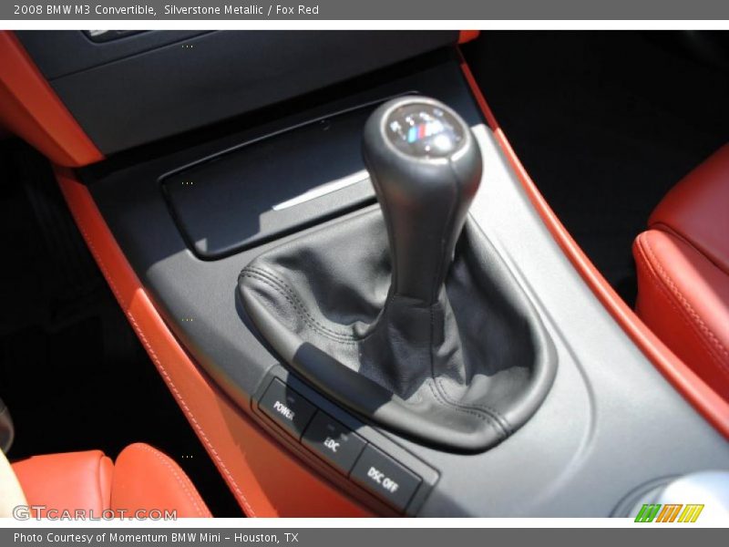 Silverstone Metallic / Fox Red 2008 BMW M3 Convertible