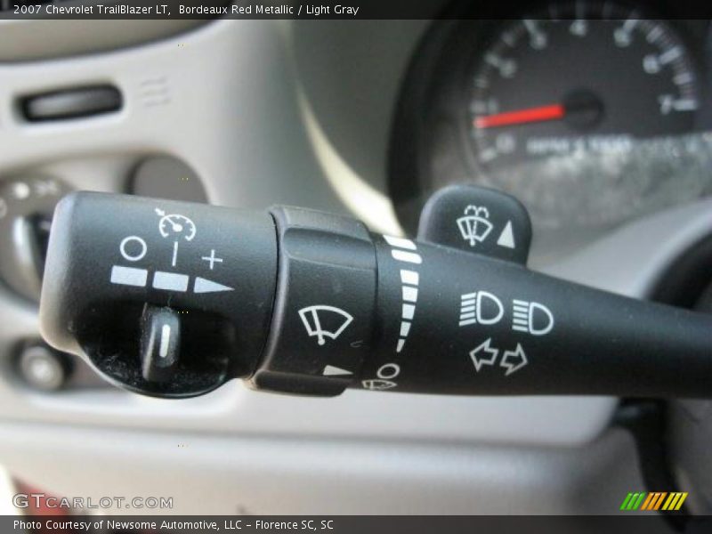 Bordeaux Red Metallic / Light Gray 2007 Chevrolet TrailBlazer LT
