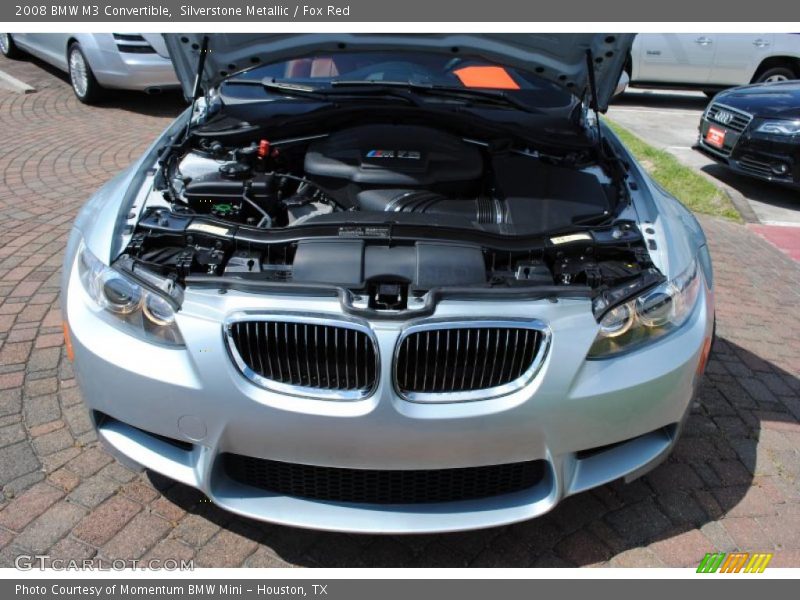 Silverstone Metallic / Fox Red 2008 BMW M3 Convertible