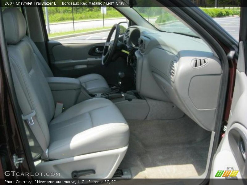 Bordeaux Red Metallic / Light Gray 2007 Chevrolet TrailBlazer LT