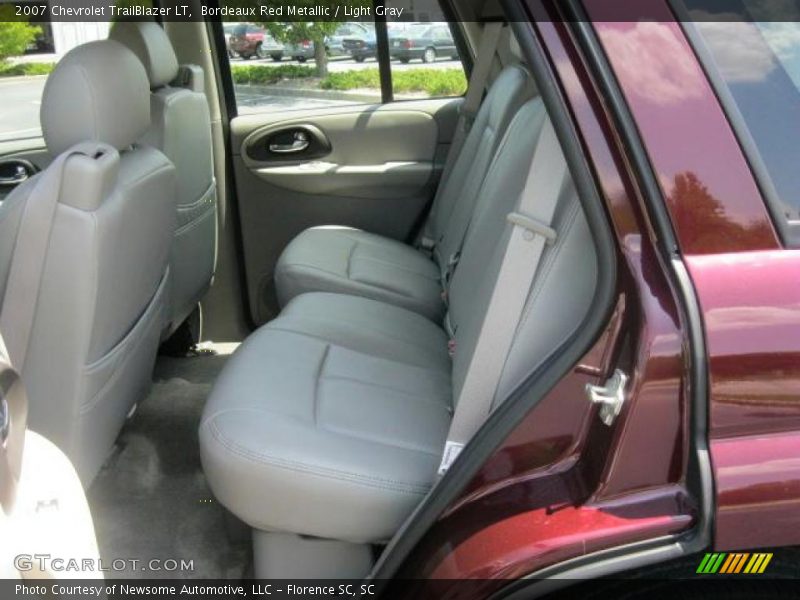 Bordeaux Red Metallic / Light Gray 2007 Chevrolet TrailBlazer LT