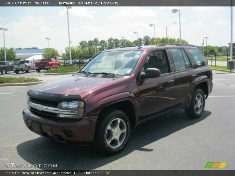 Bordeaux Red Metallic / Light Gray 2007 Chevrolet TrailBlazer LT