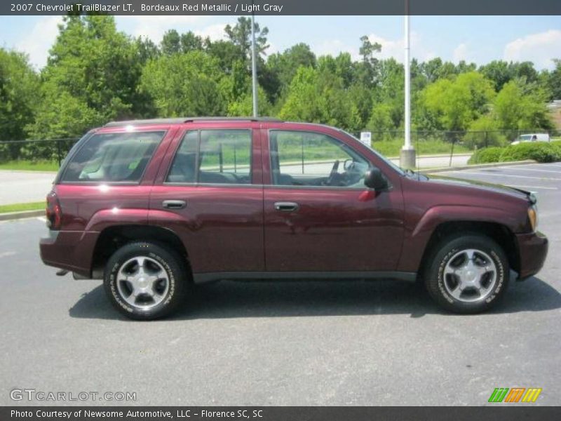 Bordeaux Red Metallic / Light Gray 2007 Chevrolet TrailBlazer LT