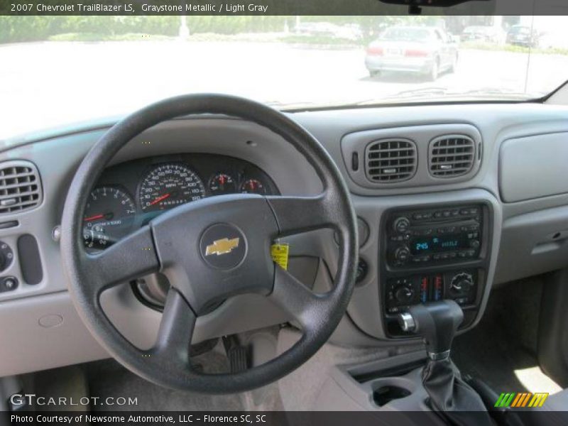 Graystone Metallic / Light Gray 2007 Chevrolet TrailBlazer LS