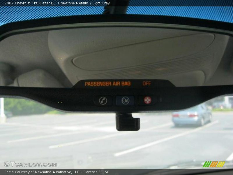 Graystone Metallic / Light Gray 2007 Chevrolet TrailBlazer LS