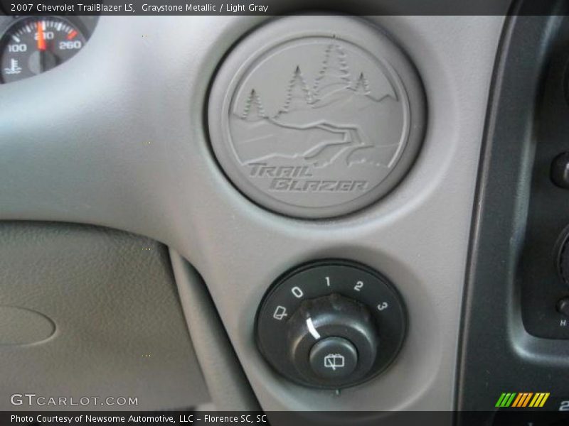 Graystone Metallic / Light Gray 2007 Chevrolet TrailBlazer LS