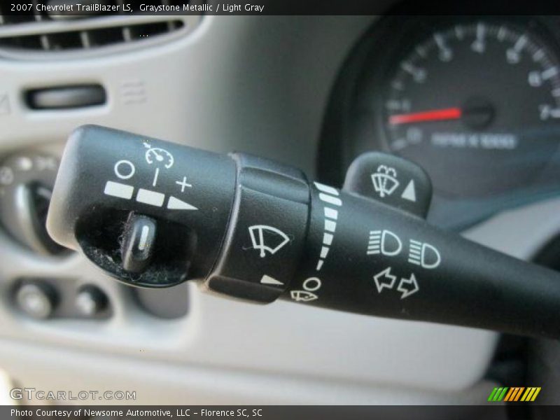 Graystone Metallic / Light Gray 2007 Chevrolet TrailBlazer LS