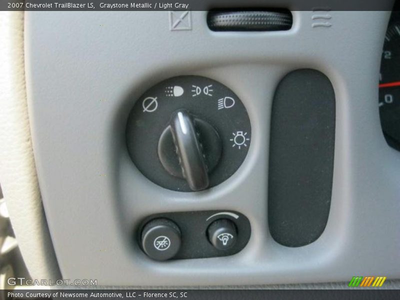 Graystone Metallic / Light Gray 2007 Chevrolet TrailBlazer LS
