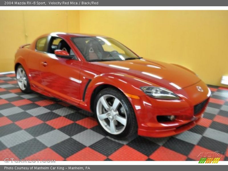 Velocity Red Mica / Black/Red 2004 Mazda RX-8 Sport