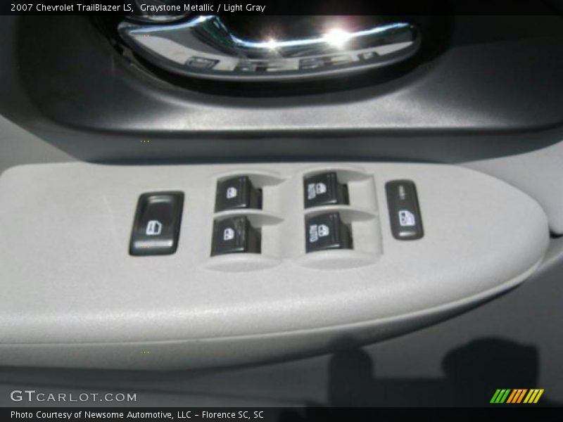 Graystone Metallic / Light Gray 2007 Chevrolet TrailBlazer LS