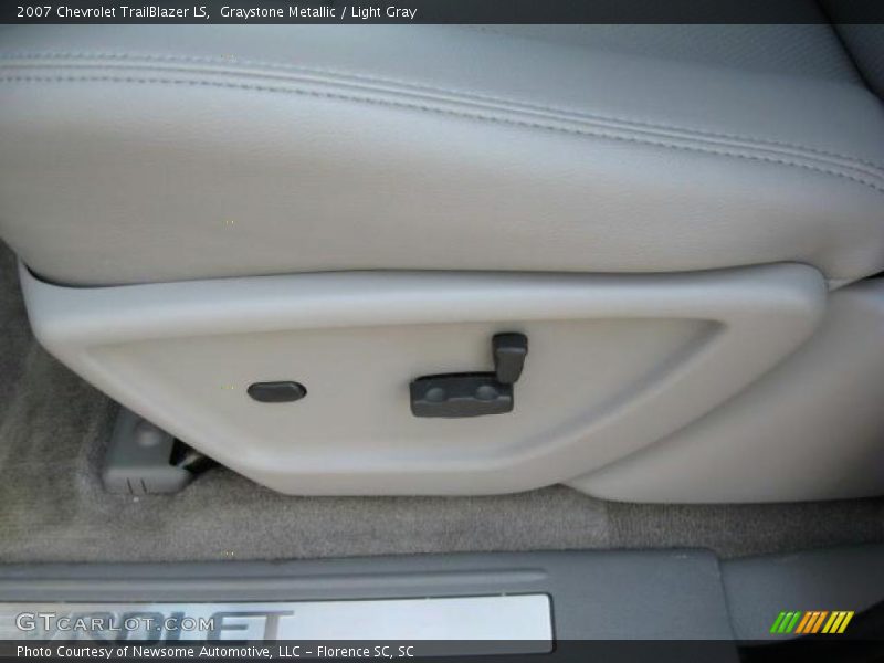 Graystone Metallic / Light Gray 2007 Chevrolet TrailBlazer LS