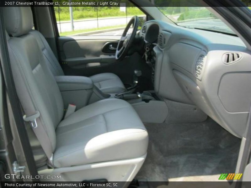 Graystone Metallic / Light Gray 2007 Chevrolet TrailBlazer LS