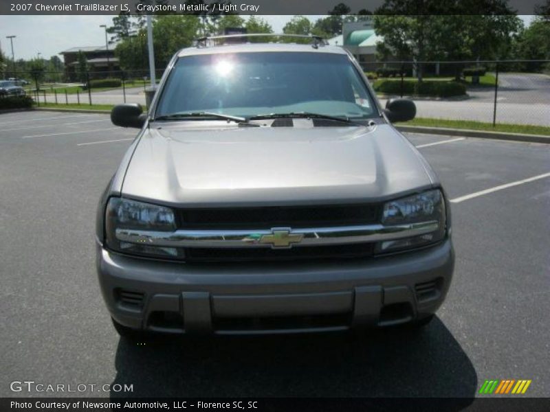 Graystone Metallic / Light Gray 2007 Chevrolet TrailBlazer LS