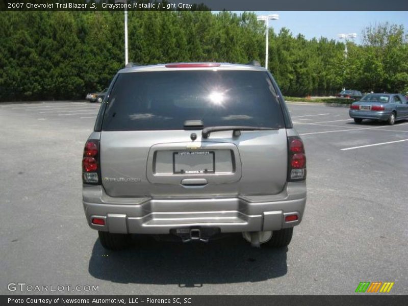 Graystone Metallic / Light Gray 2007 Chevrolet TrailBlazer LS