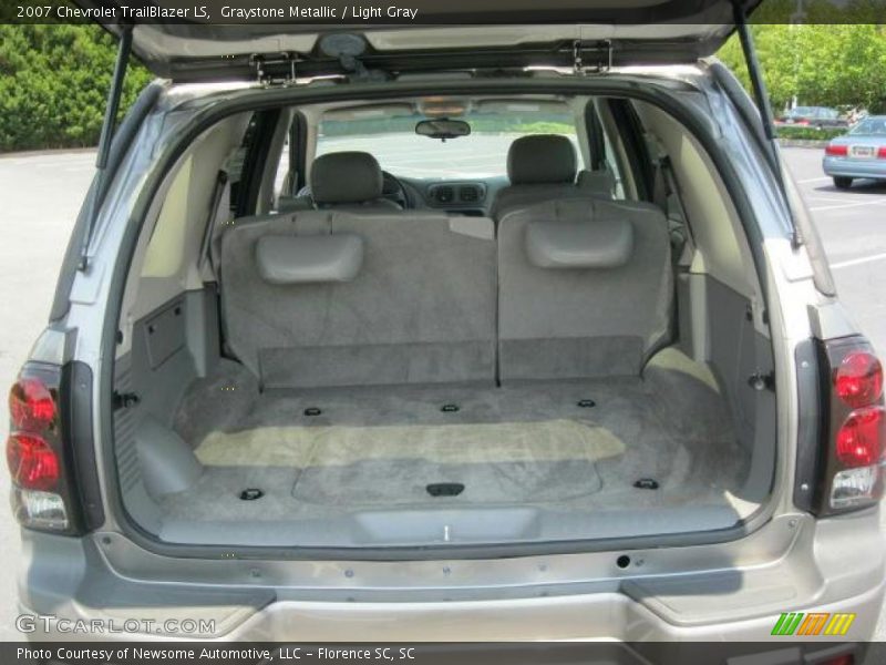 Graystone Metallic / Light Gray 2007 Chevrolet TrailBlazer LS