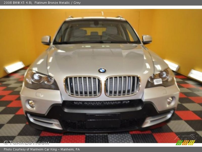 Platinum Bronze Metallic / Grey 2008 BMW X5 4.8i