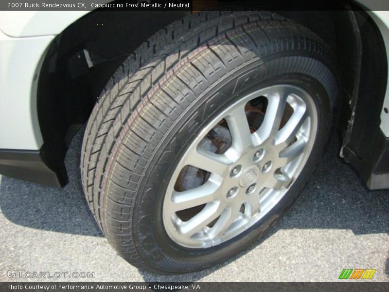 Cappuccino Frost Metallic / Neutral 2007 Buick Rendezvous CX