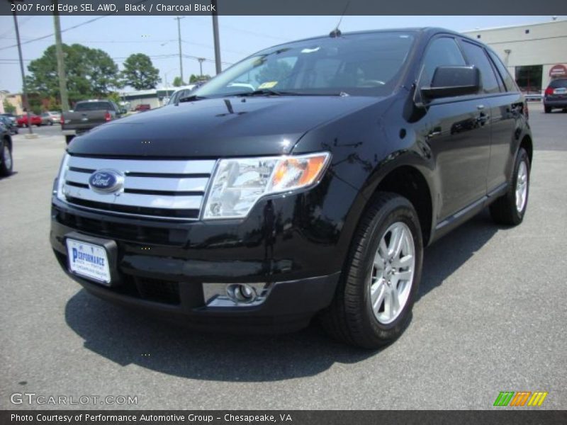 Black / Charcoal Black 2007 Ford Edge SEL AWD