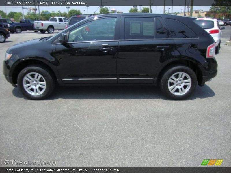 Black / Charcoal Black 2007 Ford Edge SEL AWD