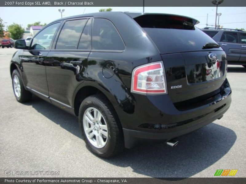 Black / Charcoal Black 2007 Ford Edge SEL AWD