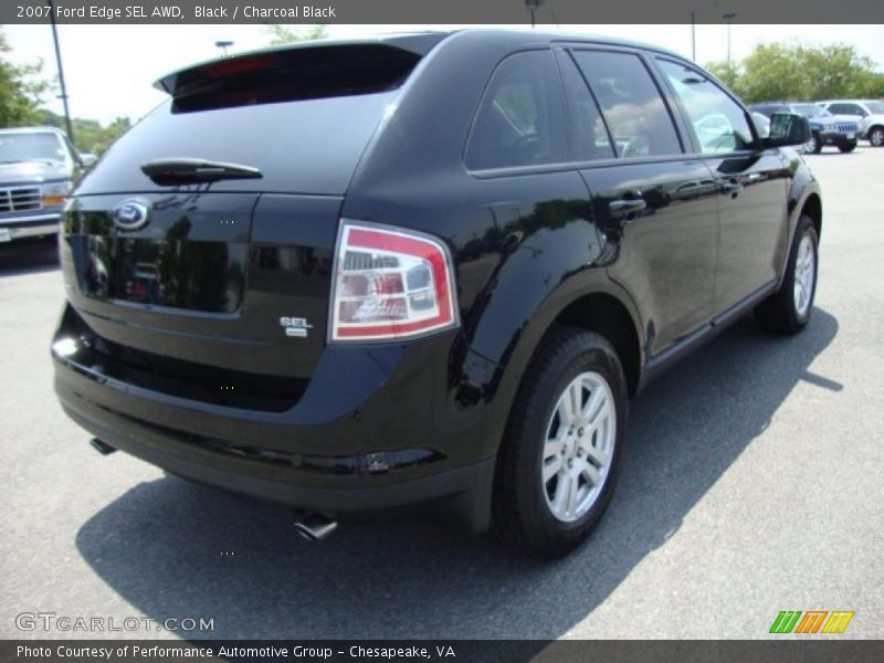 Black / Charcoal Black 2007 Ford Edge SEL AWD