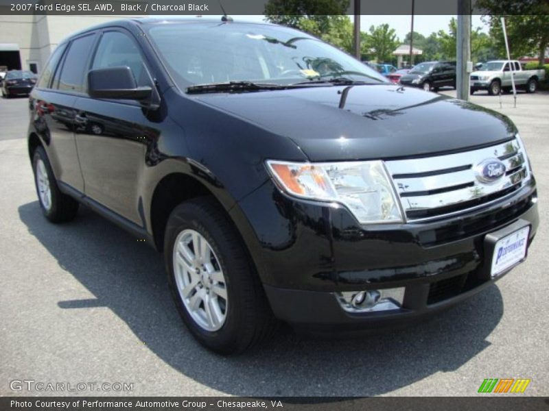 Black / Charcoal Black 2007 Ford Edge SEL AWD