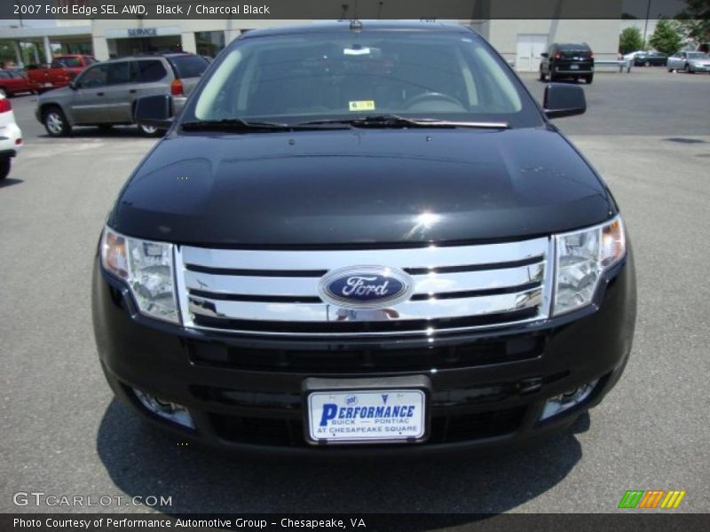 Black / Charcoal Black 2007 Ford Edge SEL AWD