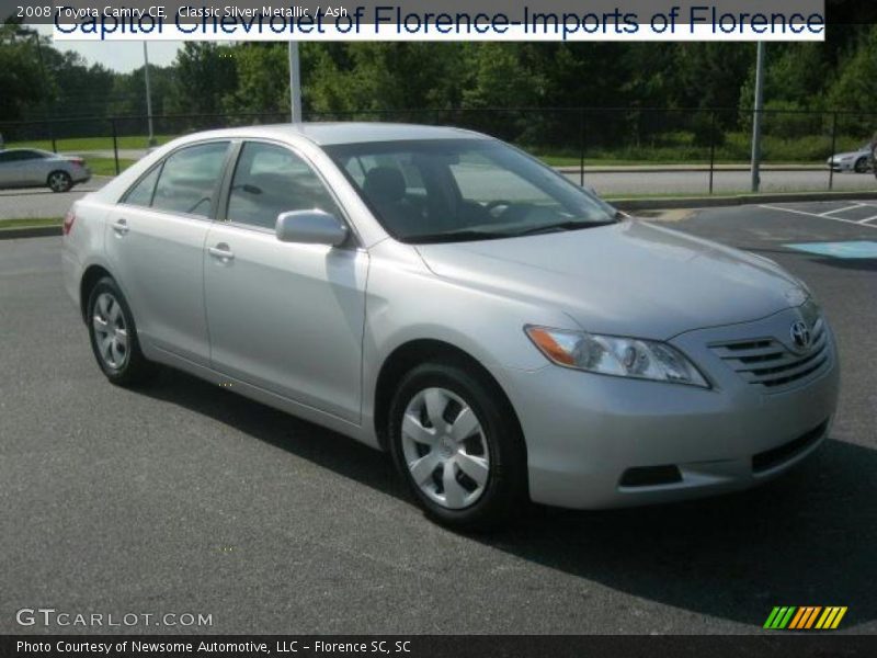 Classic Silver Metallic / Ash 2008 Toyota Camry CE