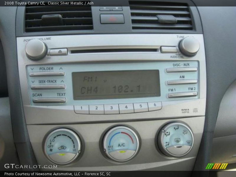 Classic Silver Metallic / Ash 2008 Toyota Camry CE